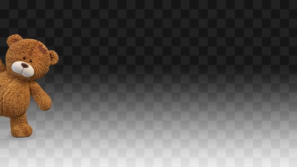 Teddy Bear Peeps Out and Greets alt