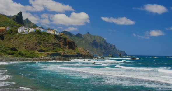 Almaciga Beach and Village on the North of Tenerife alt