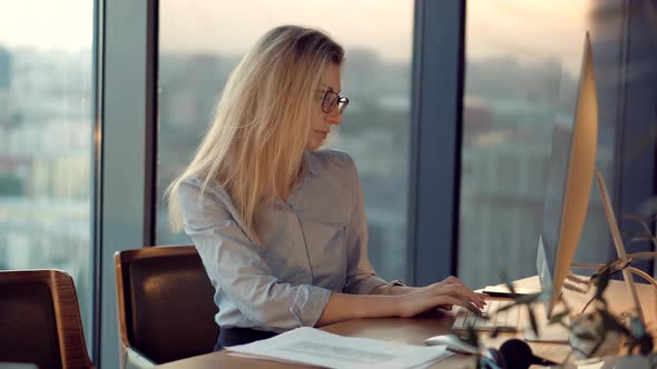 Human Rights Advocate Notary Reading Law Brief Case In Office.Jurist Or Attorney Contract Paperwork. alt