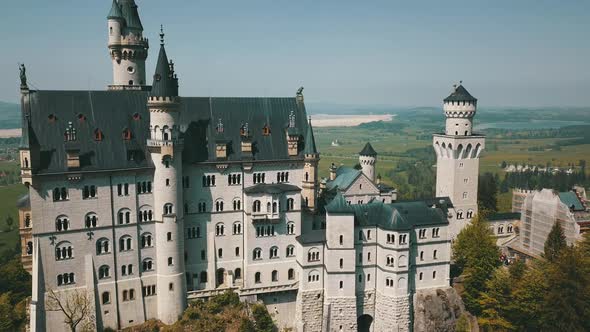 Neuschwanstein Castle in Fussen Bavaria Germany