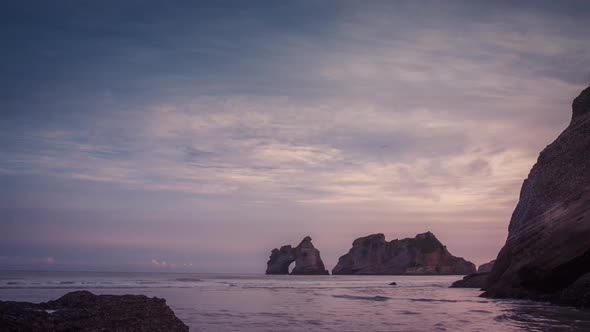 Beautiful New Zealand coast alt