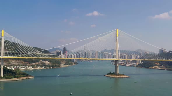 Ting Kau Bridge in Hong Kong alt