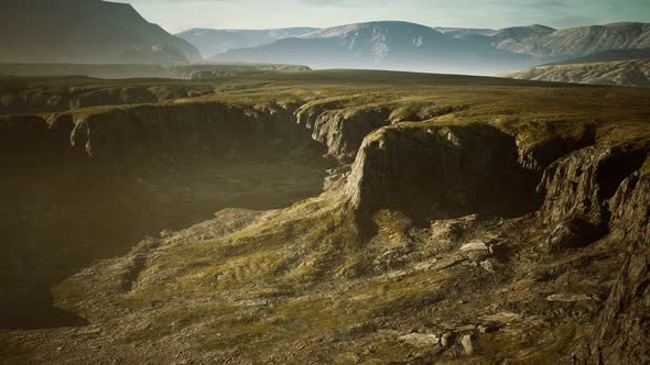 Typical Landscape of the Iceland Green Hills alt