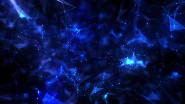 Plexus Tech Particles Background