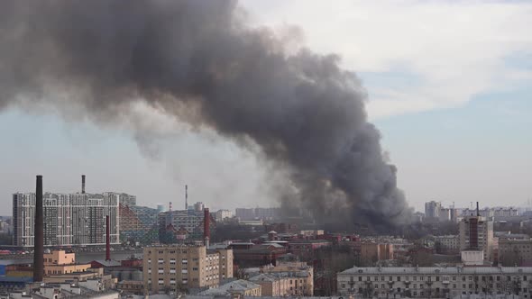 Black Smoke Over the City