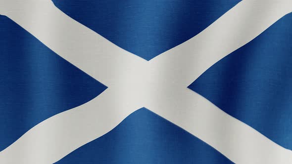 The national flag of Scotland