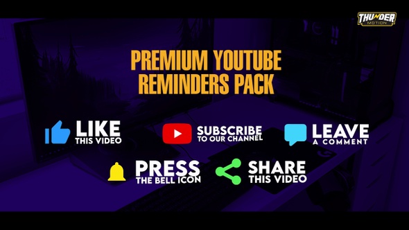 Premium YouTube Reminders Pack