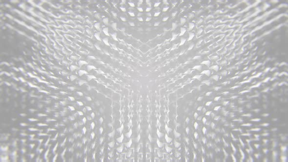 White Slow Waving Abstract Background