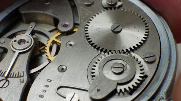 Clockwork Old Mechanical Watch