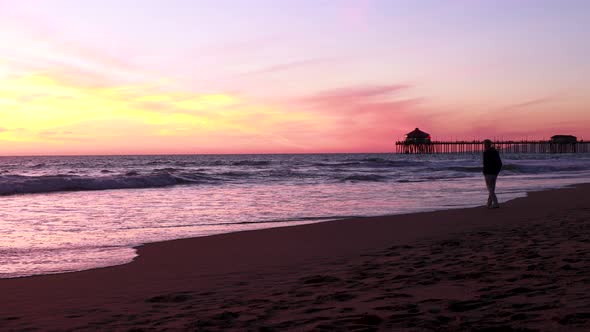 Amazing Sunset at the Pier