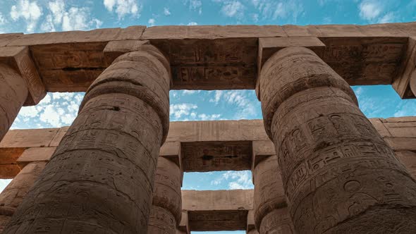 Architectural Remains Ruins of Karnak Temple alt