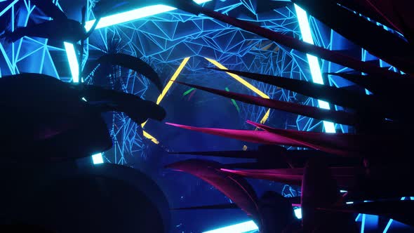 VJ Loops Animation Neon Jungle alt