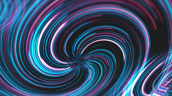 abstract animation background elegant glowing spiral light neon lines