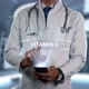 Vitamin A Male Doctor Hologram Medicine Ingrident - VideoHive Item for Sale