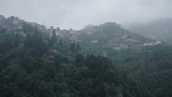 Indian Mountainous Town