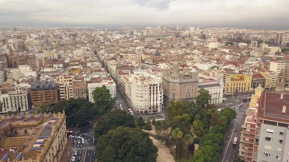 Cityscape of Valencia alt