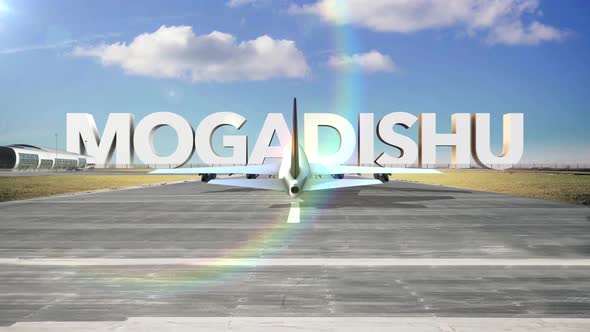 Commercial Airplane Landing Capitals And Cities   Mogadishu
