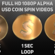 USD Golden Coin Spin - VideoHive Item for Sale