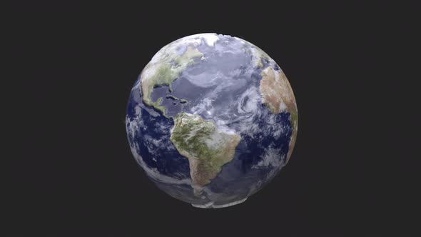 3 D Cloudy Globe Turntable alt