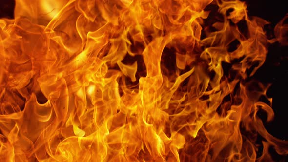 Fire Flames in Super Slow Motion Shooted with High Speed Cinema Camera at 1000Fps alt