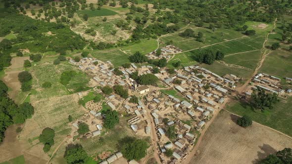 Africa Mali Village Aerial View 41