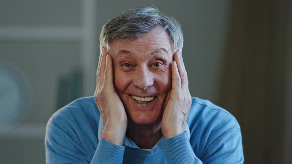 Caucasian Successful Shocked Surprised 60s Man Old Pensioner Senior Male Businessman Grandfather alt