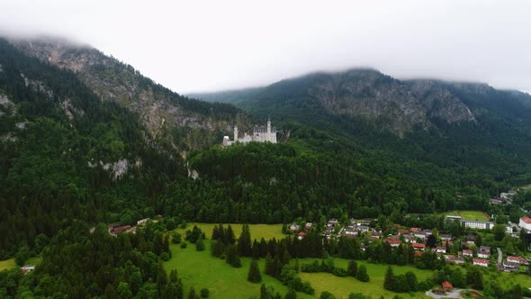 Neuschwanstein Castle Bavarian Alps Germany alt