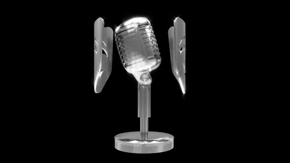 Podcast Mic with Alpha Loop