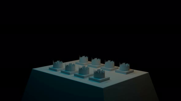 3d Model of Ancient Building with Columns alt