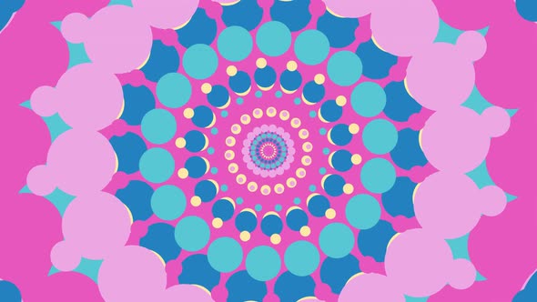 Colorful Hypnotic Circles Loop