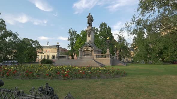 The Adam Mickiewicz Monument  alt