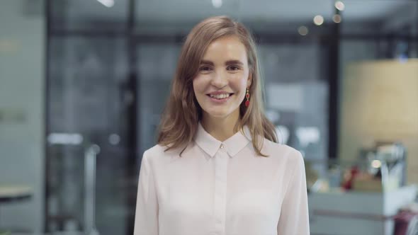 Portrait Of Businesswoman Smiling