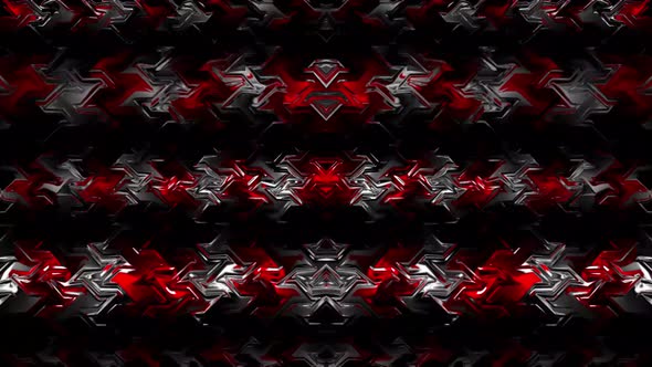 Red-White Abstract Loop Background