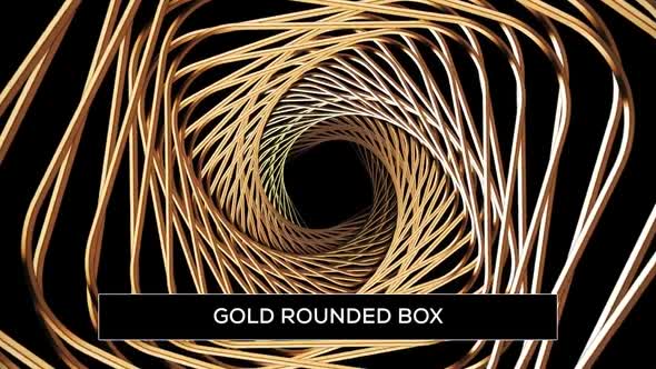 Gold Rounded Box