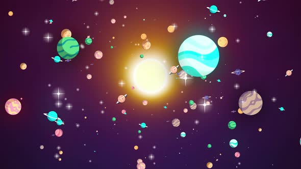 Galaxy Loop Background 4K alt