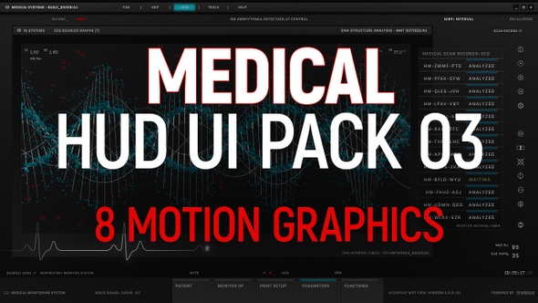 Medical HUD UI Pack 03 alt