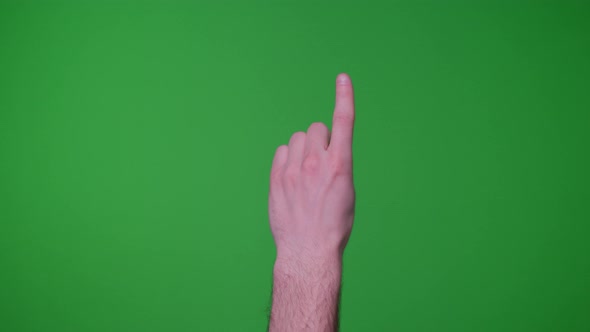 Finger Gestures Pack  On Green screen
