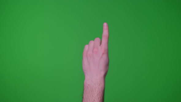 Finger Gestures Pack  On Green screen alt