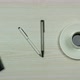 Stop Motion Animation Open Blank Book. Top View Workplace of Businessman 