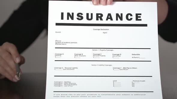 Insurance Agent Explain Form