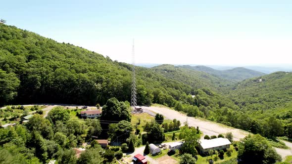 Blue Ridge Mountains cell phone towers, Blowing Rock, NC alt