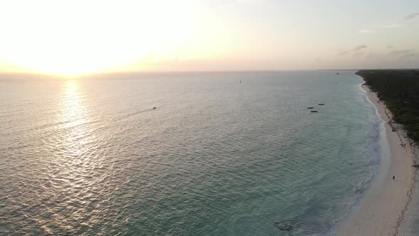 Ocean Landscape Near the Coast of Zanzibar Tanzania alt