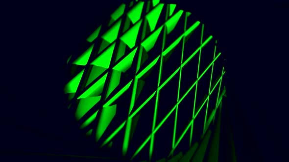 Watching on metal mesh through the tube, seamless loop alt