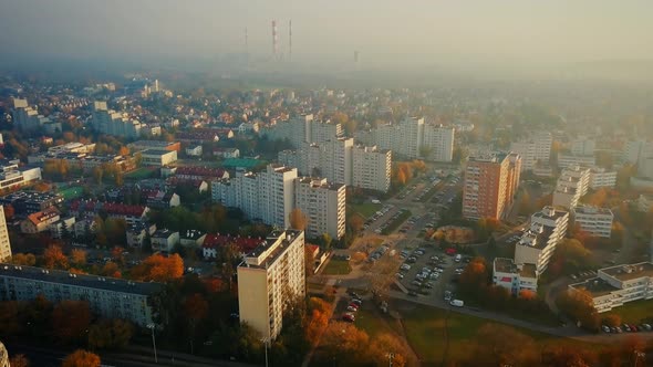 Misty Sunrise in Foggy Town alt