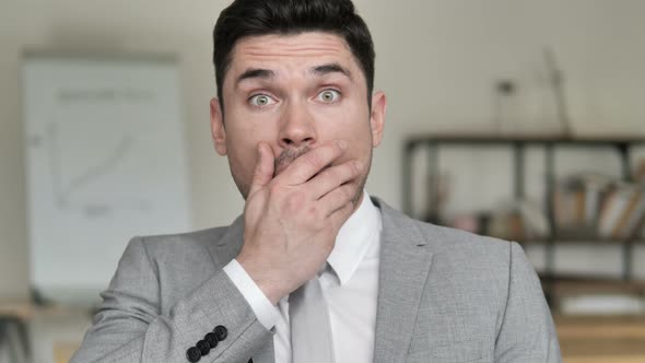 Frustrated Businessman Upset by Project Failure alt