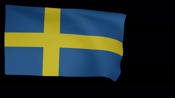 National Flag of Sweden alt