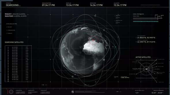 Searching for satellites in the capital of Algeria. Live footage was accessed. alt