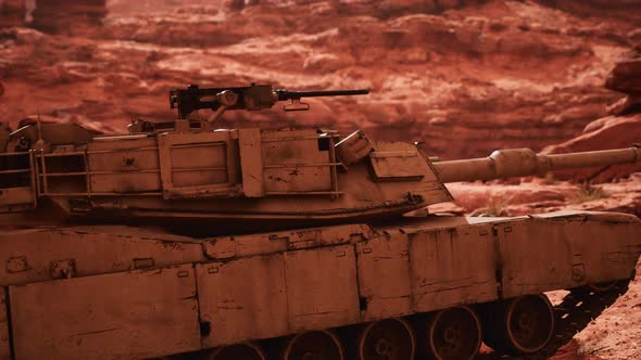 American Tank Abrams in Afghanistan alt