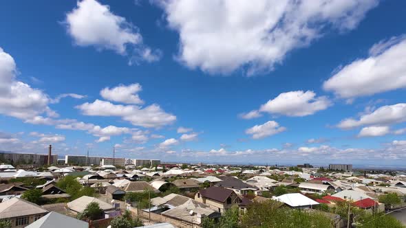 City, Sky and Cloud 4K timelapse video 2