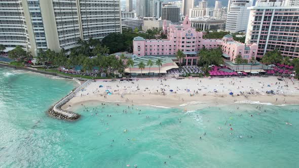 This Is A Waikiki Beach Aerial 4 K